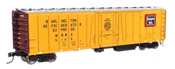HO Scale Walthers Mainline 50' BRMX Chicago, Burlington & Quincy #5149 AAR Mechanical Refrigerator Car