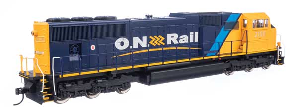 Walthers HO Scale EMD SD75I Ontario Northland #2100 (Blue, Yellow, Black) with DCC & Sound