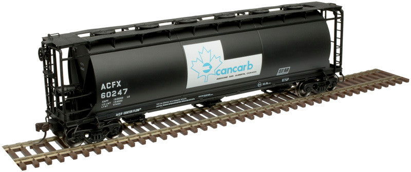 Atlas HO Scale Model - ACF 3 Bay Covered Hopper ACFX CANCARB #60242 (20005774)