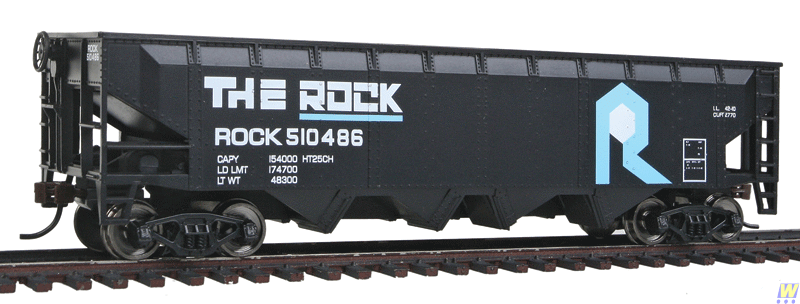 HO Scale 1423 WAL - 931 TL Hopper for Rock Island Model