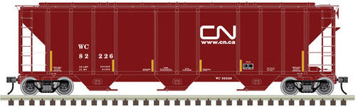 N Scale Atlas 50004595 4427 Covered Hopper Model of Canadian National #82226, Part Number 150 - 50004595