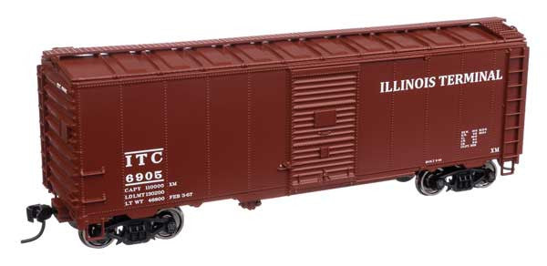 Walthers Mainline HO Scale 40' AAR Boxcar Illinois Terminal #6905