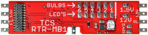 HO Scale 1615 TCS Train Control RTR - MB1 Diesel Motherboard Part # 745 - 1615