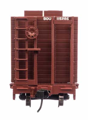 Walthers Mainline HO Scale Model Train 910-5939 - 53' General Steel Castings (GSC) Bulkhead Flatcar SOU Southern #115286
