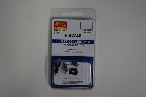 N Scale 00144000 MICRO TRAINS 1 Front and 1 Rear Coupler Conversion Kit (1103) for Model Train Locomotives