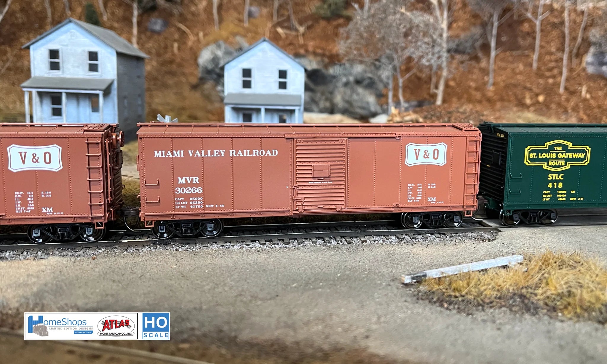 HO Scale Atlas USRA Rebuilt 40' Steel Box Car - Miami Valley Railroad #30266