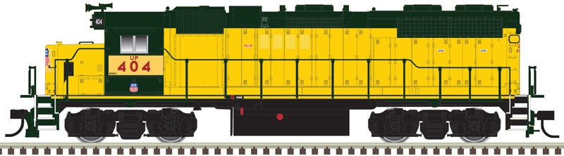 Atlas HO Scale GP - 38 Low Nose DCC & Sound Union Pacific #404 (Ex - CNW Yellow, Green)