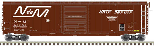 Atlas 20005853 HO Scale 50' Postwar Red & White Mexican Boxcar #93259
