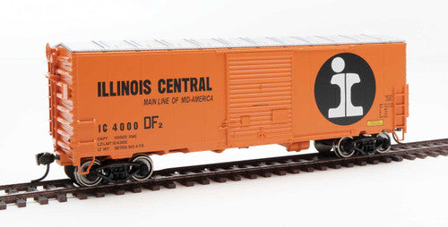 Walthers HO Scale 40' ACF Modernized Welded Boxcar Illinois Central #4000