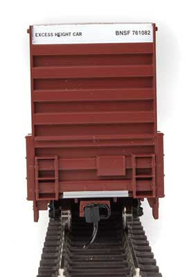 HO Scale Walthers 910-2982 BNSF #761082 60' High Cube Plate F Boxcar