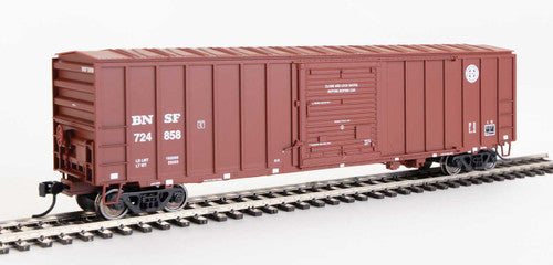 Walthers HO Scale BNSF #724858 ACF Exterior Post Boxcar 910 - 1849
