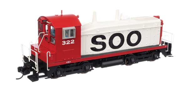 WalthersProto HO Scale EMD SW1200 Soo Line #322 with DCC & Sound