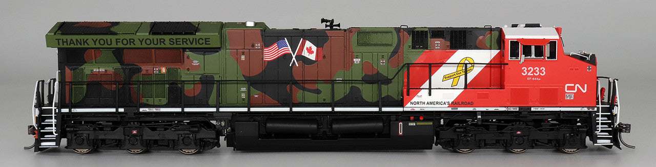 InterMountain HO Scale Canadian National GE ET44 Tier 4 GEVO #3015 Veterans Square Exhaust