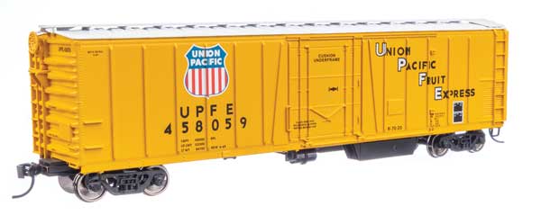 HO Scale Walthers Mainline 910 - 3794 50 - Foot AAR Mechanical Refrigerator Car for Union Pacific UPFE #458059 Model Train Collectibles