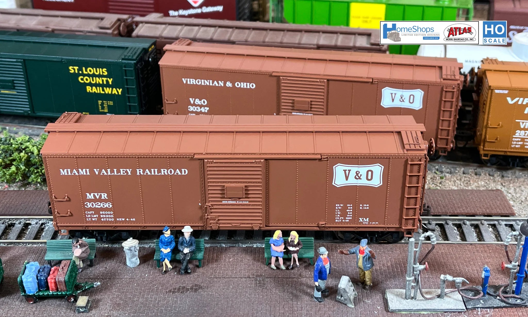 HO Scale Atlas USRA Rebuilt 40' Steel Box Car - Miami Valley Railroad #30266