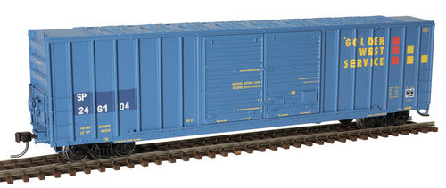 HO Scale Atlas 20006300 FMC 52' Double-Door Boxcar Southern Pacific #246104 (Blue, Yellow, Red)