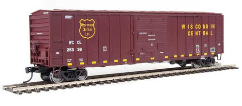 HO Scale Walthers 910-1845 50' ACF Exterior Post Boxcar - Wisconsin Central #25336
