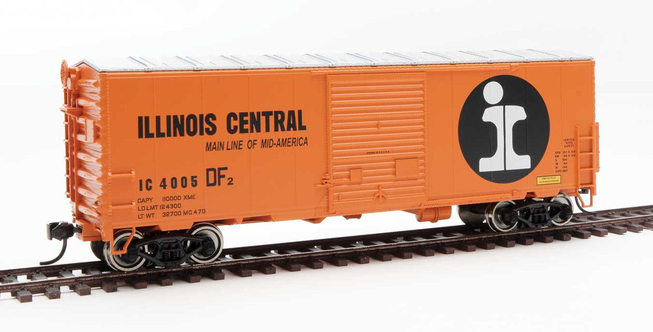 Walthers HO Scale 40' ACF Modernized Welded Boxcar IC - Illinois Central #4009