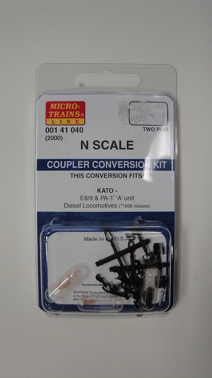 N Scale 00141040 Micro Trains Coupler Conversion Kit for Specific Kato Locomotives