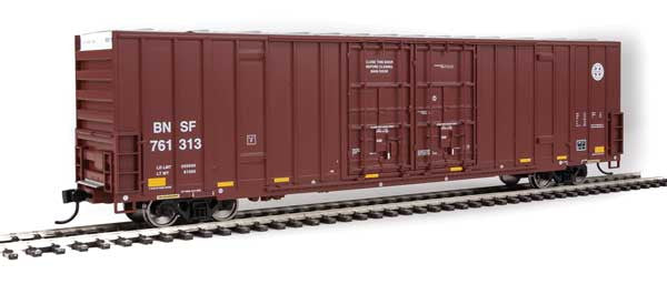 HO Scale Walthers 910-2985 60' High Cube Plate F Boxcar BNSF #761313 Limited Edition