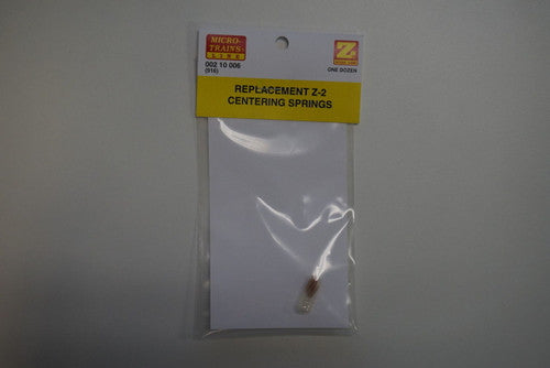 Z-Scale Coiled Centering Springs (Z-2 Springs) for #901/902 by MICRO TRAINS, Product Number 00210006