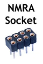TCS 1253 HO Scale Extension Plug for NMRA 8-Pin Connector in Model Train Accessories