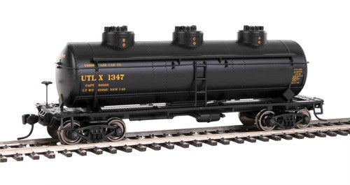 Walthers HO Scale 910-1144 3 Dome Tank Car UTLX #1347 for Model Railroads