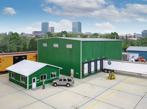 Walthers HO Scale 933 - 4080 Detailed Cornerstone Steel Warehouse Model