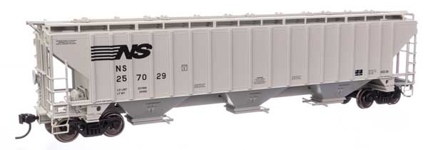 Walthers 910 - 49048 HO Scale Model Train Trinity 4750 Covered Hopper Featuring Norfolk Southern #257029