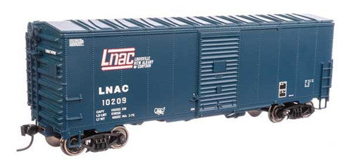 Walthers HO Scale Model Train - 910 - 1212 40 Foot AAR Boxcar Representing Louisville, New Albany & Corydon Line #10209