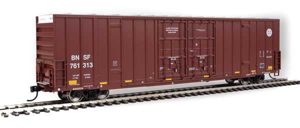 HO Scale Walthers 910-2985 60' High Cube Plate F Boxcar BNSF #761313 Limited Edition