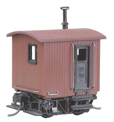 HO Scale Kadee Caboose Industrial Kit in Red Color, Part Number 380 - 104