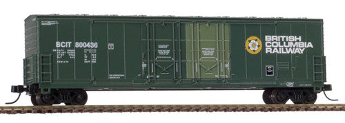 N Scale Atlas Evans 53' Green & White Double Plug-Door Boxcar #800436