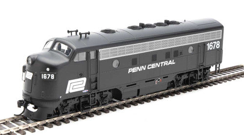 Walthers 19986 EMD F7 A - Penn Central #1678 Black & White DCC & Sound HO Scale