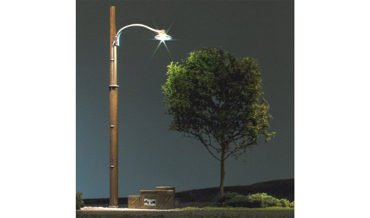 Woodland Scenics O-Scale 5646 Just Plug(TM) Wooden Pole Street Lights - Pack of 2 (Part # 785-5646)