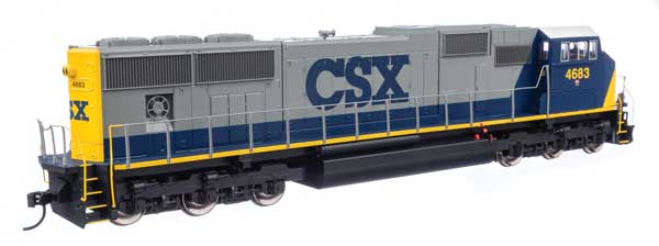 Walthers HO Scale EMD SD70M CSX #4683 DCC & Sound Model with Multi - Color Cab Roof