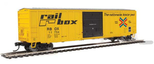 Walthers HO Scale 50-Foot ACF Exterior Post Boxcar - RBOX - Railbox Model #11754 for Model Railroads