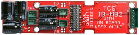 HO Scale 1618 TCS Train Control Systems IB - MB2 Replacement Motherboard, Part Number 745 - 1618
