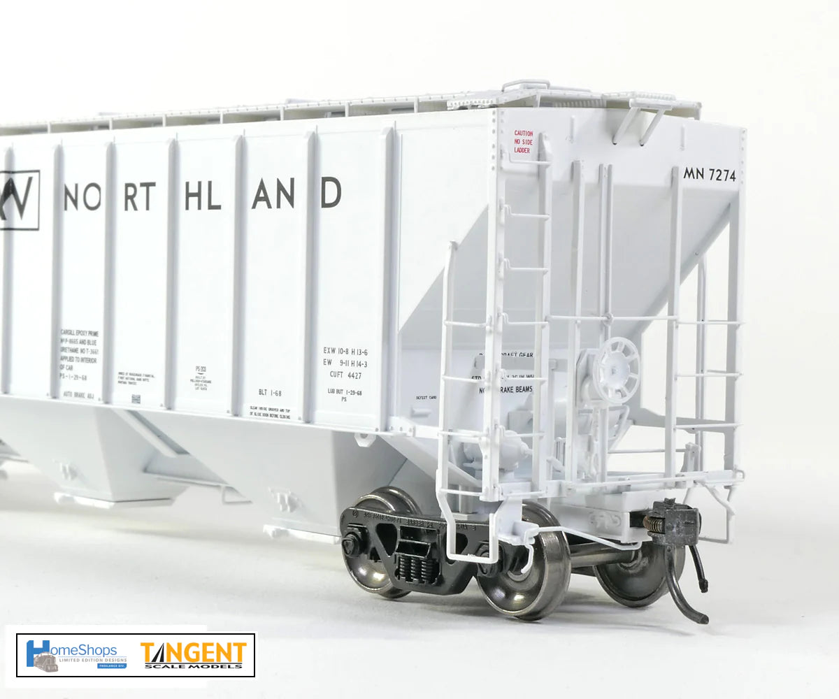HomeShops HO Scale Tangent PS - 4427 MN - Montana Northland #7274 Covered Hopper Car