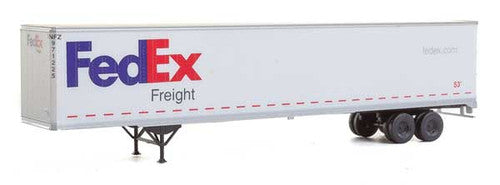 Walthers HO Scale SceneMaster 2-Pack Assembled 53' Stoughton FedEx Freight Trailers