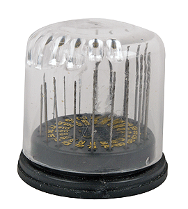 Excel 55510 High - Quality 20 - Piece Drill Bit Set with Bits Ranging from #61 to #80 and an Included Dome Stand for All Scales
