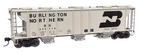Walthers 910-7044 HO Scale 50' PS-2 Covered Hopper BN Burlington Northern #435114