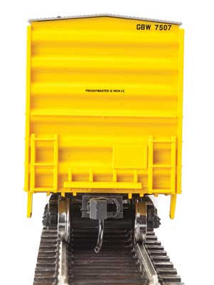 Walthers HO Scale 50-Foot ACF Exterior Post Boxcar - GB&W (Green Bay & Western) #7507 for Model Railroads