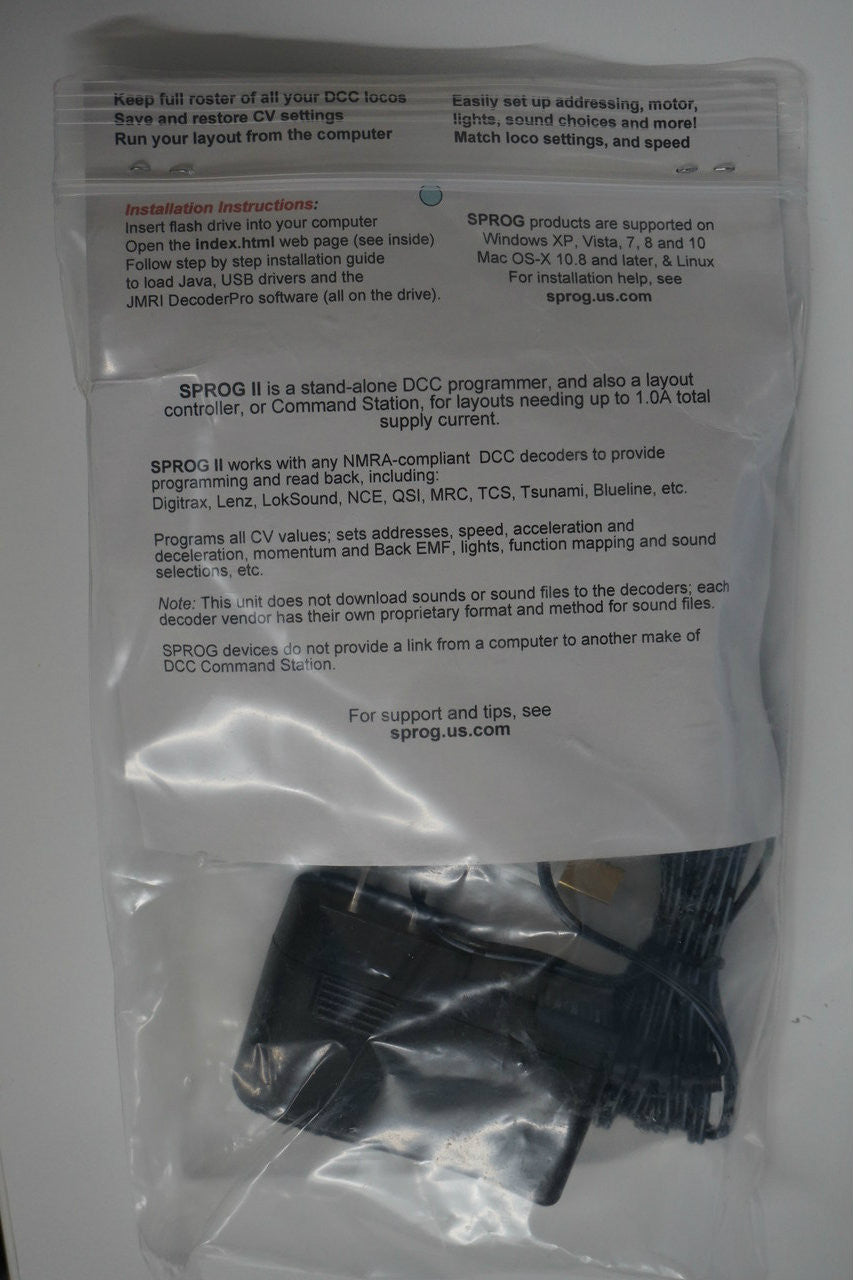 SPROG DCC - SPROGIIV4 Complete DCC Programmer with 1.25 Amp Power for Small Layout Control in All Scales - Yankeeddabbler Part # 67 - SPROGIIV4