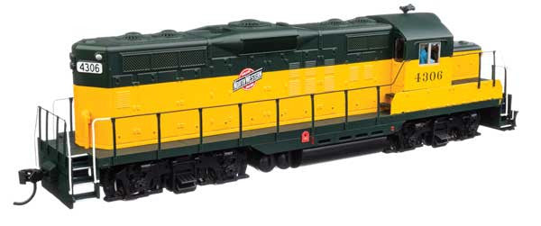 Walthers HO Scale EMD GP9 Phase II C&NW #4306 (Green, Yellow) with DCC & Sound