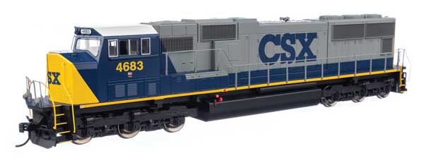 Walthers HO Scale EMD SD70M CSX #4683 DCC & Sound Model with Multi - Color Cab Roof
