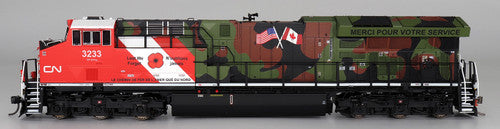 InterMountain HO Scale Canadian National GE ET44 Tier 4 GEVO #3015 Veterans Square Exhaust