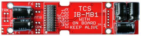 1619 TCS HO Scale Train Control Systems - IB-MB1-NC Motherboard (Part # 745-1619) for Model Trains