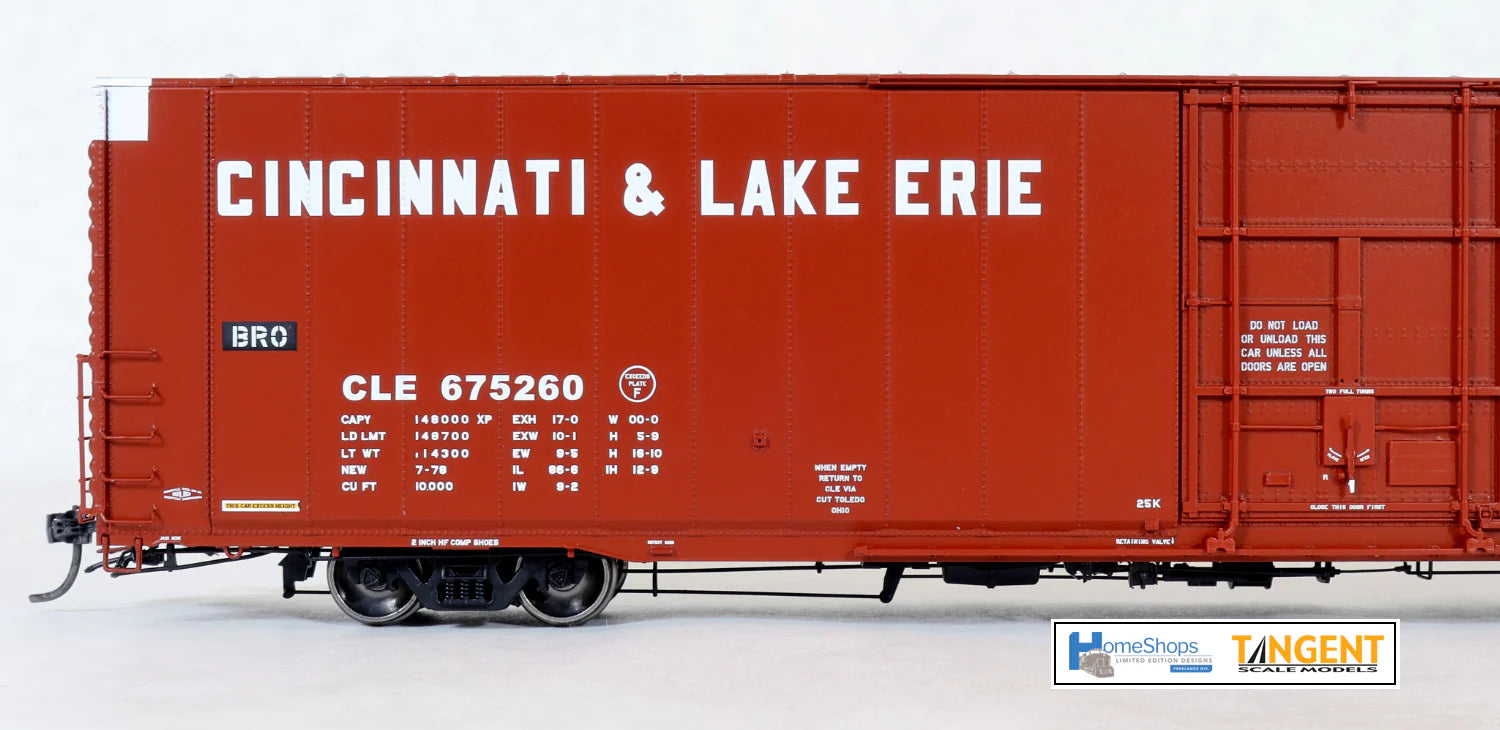 HomeShops HO Scale 86' Double Plug Door Boxcar - Cincinnati & Lake Erie #675297
