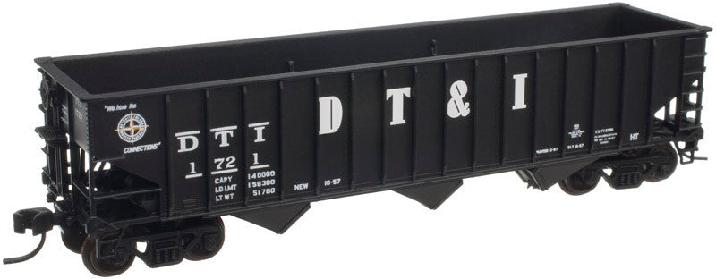 N Scale Atlas 50004909 PS - 2750 Black & White DT&I Hopper #1727